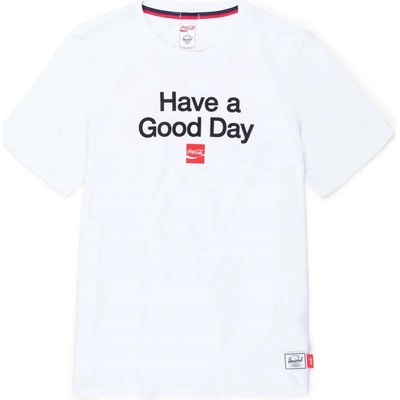 HERSCHEL tričko Coca Cola Womens Tee Red/White Checkerboard (00732)