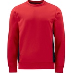 ProJob 2127 SWEATSHIRT ROUNDNECK/Мъжки суитшърт за тежки условия на работа Doubleface - червен 3XL (64212700413)