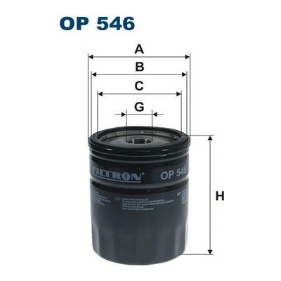 Olejový filter FILTRON OP 546