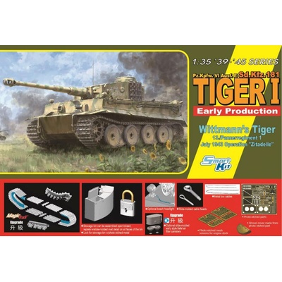 DRAGON Model Kit tank 6990 TIGER I EARLY MICHAEL WITTMANN 34 6990 1:35