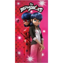 AYmax osuška z mikrovlákna čarovná Lienka Miraculous Ladybug 70 x 140 cm