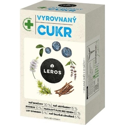 Leros Vyrovnaný cukor 20 vrecúšok