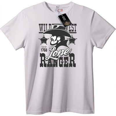 NOONEBRAND Тениска Самотния rangers - S, Black