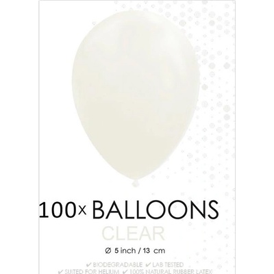 Fiesta Balónky průhledné Ø 12,7cm