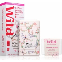 Wild & Cath Kidston Birds & Berries Case Cherry Blossom Refillable Deodorant Deostick, 40 g, dámske
