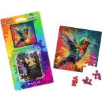WoodMix Puzzles Дървен пъзел WoodMix, Животни, 40 части - Колибри (WM-P40-0029)