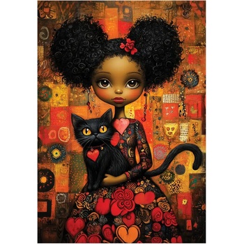 Anatolian - Puzzle Black Cat - 500 piese