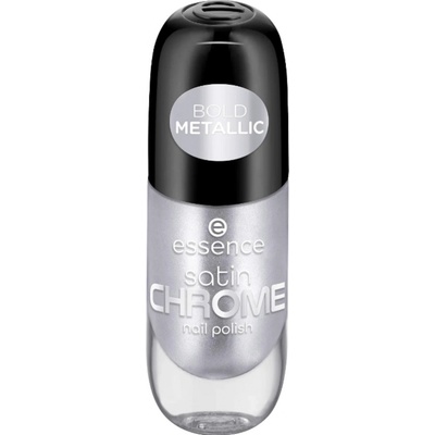Essence Satin Chrome lak na nechty 04 SteelGPT 8 ml