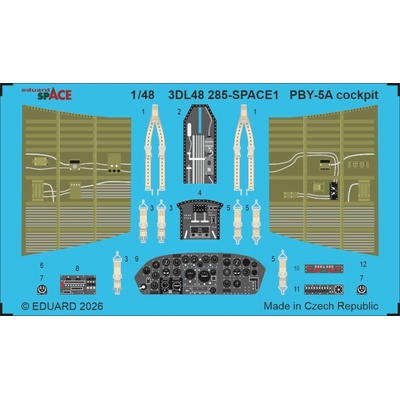 PBY-5A cockpit SPACE 1/48 recommended for EDUARD / REVELL