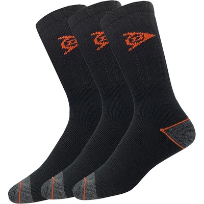 Dunlop pánské pracovní ponožky 3 páry černá – Zboží Dáma