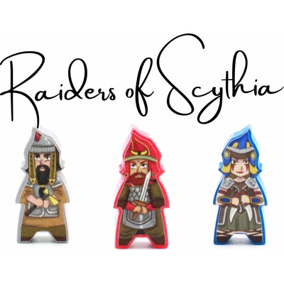 Meeple Stickers samolepky pro nájezdníci ze skýtie