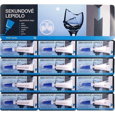 CARTELL Super Bleskové lepidlo 12 x 3 g