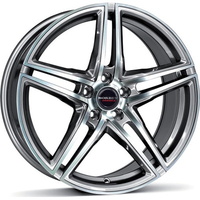 Borbet XRT 8x18 5x112 ET45 graphite polished