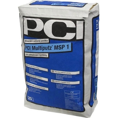 PCI Multiputz MSP 25 kg prírodná biela farba zrnitosť 1 Biela