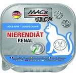MAC's Mac’s VetCare Cat Adult GRAIN FREE, пастет за пораснали котки, БЕЗ ЗЪРНО, с бъбречни проблеми, с пиле и сьомга, 85 гр - Германия - 583VE