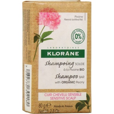 Klorane Tuhý šampon pro citlivou pokožku hlavy Pivoňka 80 g