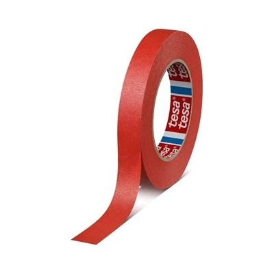 Tesa krepová maskovací páska 19 mm x 50 m červená