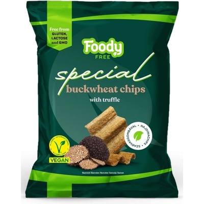Foody Free Special Bezlepkový Pohankový chips s lanýžem 45 g