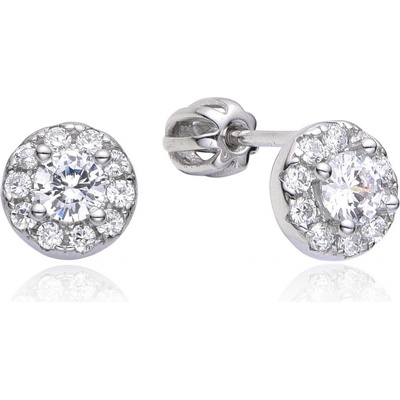 Jan Kos jewellery stříbrné náušnice MHT-3461/SW00