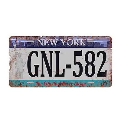 Ceduľa značka New York GNL-582
