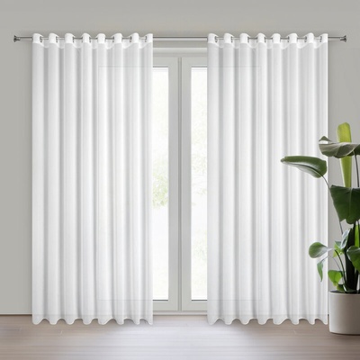 Takoy Záclona TIRSA z hladké matné látky 300 x 250 cm-HF-455122 | 300 x 250 cm
