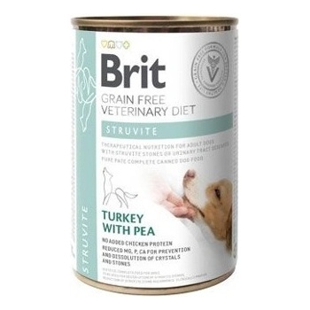 Brit Veterinary Diet Dog Grain Free Struvite Turkey with Pea 12 x 400 g