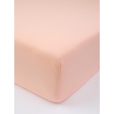 MKLozkoviny.sk Jersey prestieradlo s elastanem lososové 140x200