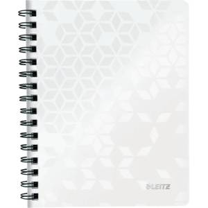 Leitz Спирална тетрадка на каре LEITZ Wow A/5 80 страници бяла 46410001 (46410001)