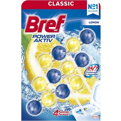 Bref Power Aktiv WC blok Lemon 3 x 50 g