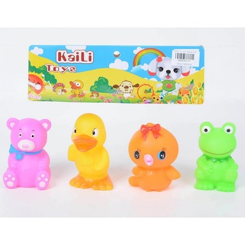 4 БР ГУМЕНИ ИГРАЧКИ С ПАТЕ lovely