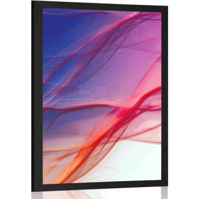 Plakát abstraktní vlnky plné barev - 60x90 no frame