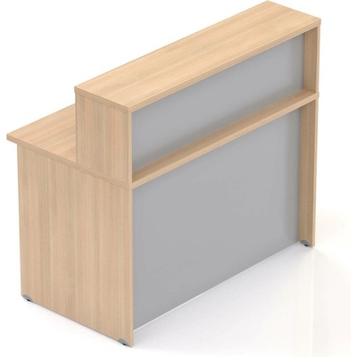 Nábytek Designový cz NLKA13 05 Recepční pult Komfort dub / šedý