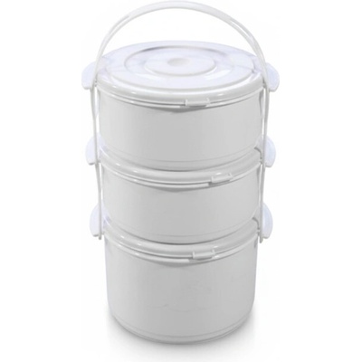 PROHOME - Jídlonosič 3dílný 2 x 1l a 1 x 1,7l různé barvy