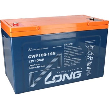 Long Тягов акумулатор Long CWP100-12N 12V 100Ah, Оловно-Карбонов, 338х170х212 мм (CWP100-12N)