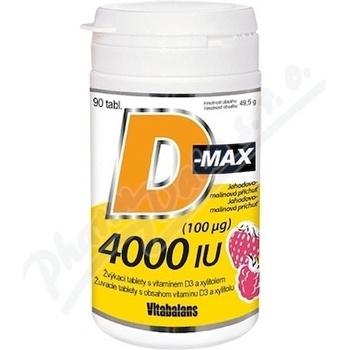 D-Max 4000 IU 90 tabliet