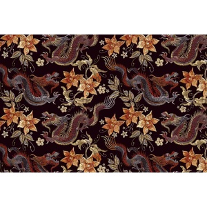 DIMEX ART Флизелинов фототапет бродирани дракони 375 x 250 см