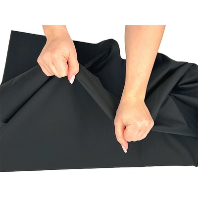Mirtex Látka kepr ELIX 160/260 Černá šíře 147cm Zbytková metráž