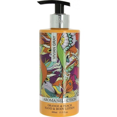 Vivian Gray Aroma Selection Orange & Peach mléko na ruce a tělo 400 ml