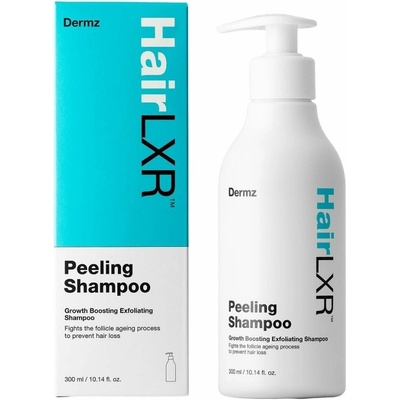 Hermz HairLXR Shampoo šampón proti lupinám na podráždenú pokožku a proti padaniu 300 ml