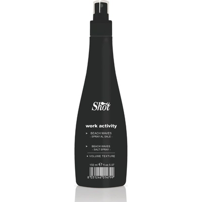 Shot Work Activity Salt Spray Beach Waves slaný sprej pre textúru vlasov 150 ml