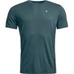 Ortovox Мъжко мериносово термобельо Ortovox 185 Rock'N'Wool Short Sleeve Merino base layer - Dark Arctic Grey (015-1352-0912)