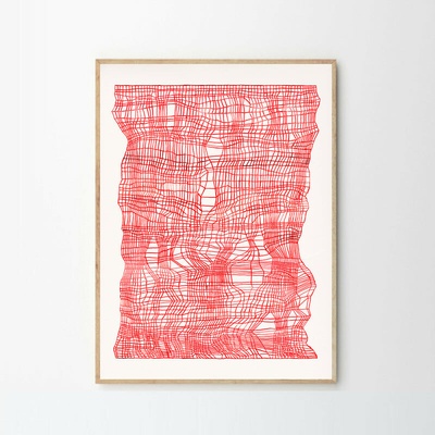 Moikka Plakát Timeline Red by Ana Frois 21x29,7 (A4)