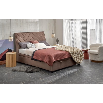 Halmar Легло спалня 160 CONTINENTAL 1 - бежов (CONTINENTAL-1/bej/BED//HAL)