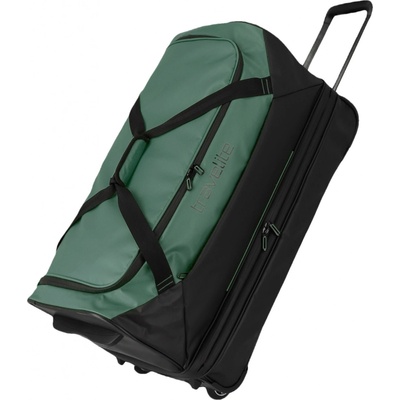 Travelite Basics Wheeled Duffle exp. Black/green 119 L TRAVELITE-96284-80