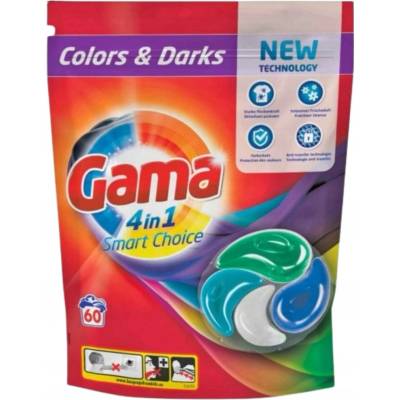 Gama Colors & Dar 4v1 Kapsle na praní barevného prádla 60 PD