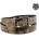 Leather & steel fashion колан Brown Leviathan - LSF2 46