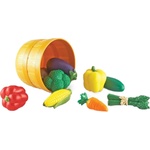 Learning Resources Игрален комплект Learning Resources - Зеленчуци в кошница, 10 части (LER9721) - ozone