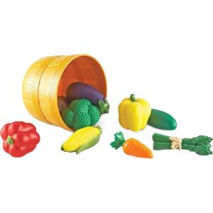Learning Resources Игрален комплект Learning Resources - Зеленчуци в кошница, 10 части (LER9721) - ozone