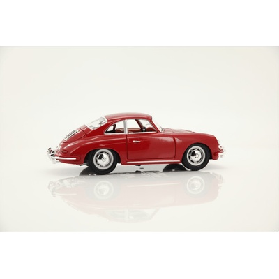 Bburago Porsche 356B Coupe 1961 červená 1:24