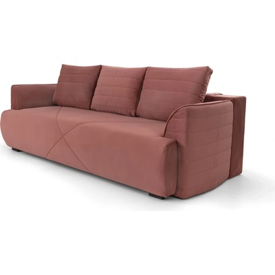Kambo Разтегателен Диван Далас, тройка, тъмнорозов, Otusso